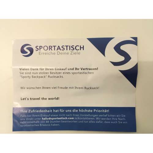 Sportrucksack „Sporty Bagpack“ von Sportastisch 3