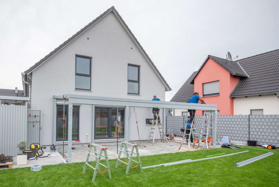 Terrassenüberdachung selbst bauen