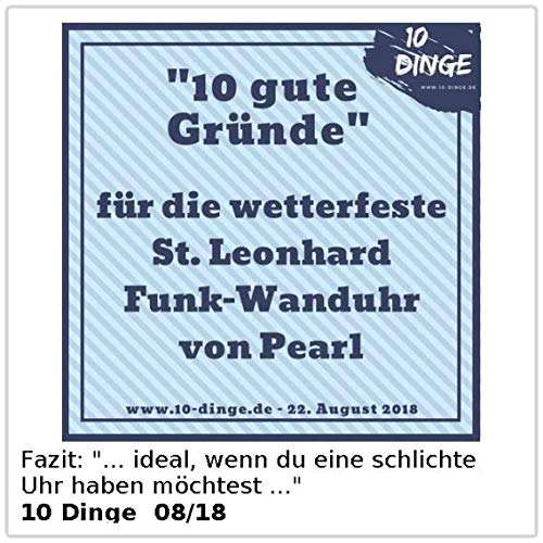 Wetterfeste St. Leonhard Funk-Wanduhr von Pearl