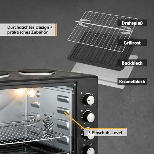 TZS First Austria FA-5045-6 Mini-Backofen