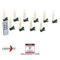 Lunartec LED Weihnachtsbaumkerzen