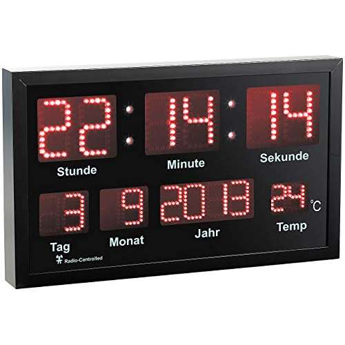 Multi-LED-Funk-Uhr von Lunartec