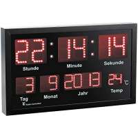 Multi-LED-Funk-Uhr von Lunartec