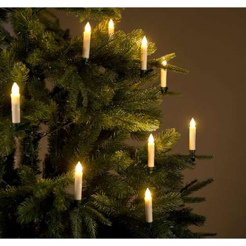 Lunartec LED Weihnachtsbaumkerzen