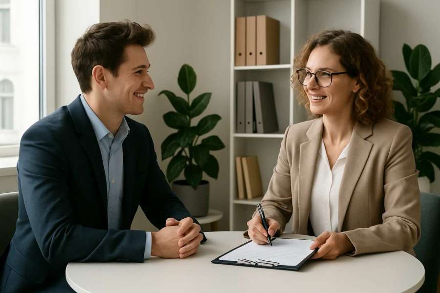 Vom Erstgespräch bis zur Einstellung