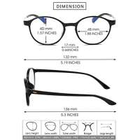 VEVESMUNDO Anti Blaulicht Lesebrille