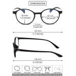 VEVESMUNDO Anti Blaulicht Lesebrille