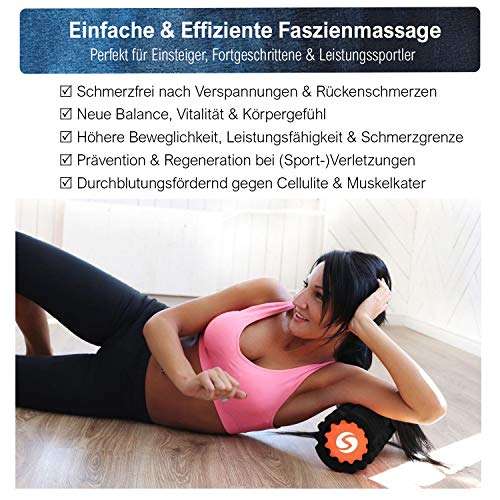 Premium 2 in 1 Faszienrolle von Sportastisch