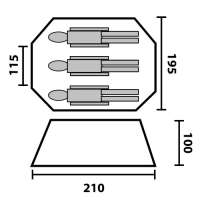 10T Camping-Zelt Flowerpop 