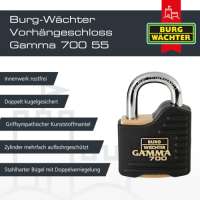 Burg W&auml;chter 700 55 Vorh&auml;ngeschloss