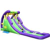 Happy Hop Planschbecken Twin mit großer Wasserrutsche