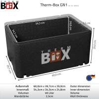 Broxon Therm-Box Profibox GN1 Styropor Thermobox 
