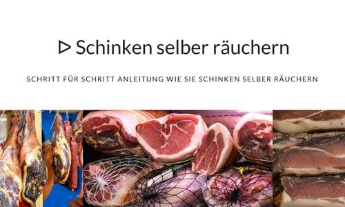 Schinken selber räuchern