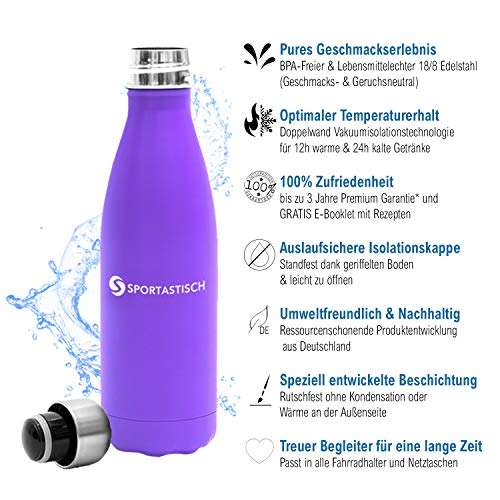 Trinkflasche Vacu Drink von Sportastisch