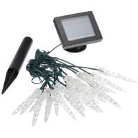 Heitronic 39275 Solar Lichterkette Eiszapfen