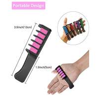 Haarkreide Kamm f&uuml;r Kinder, 10 St&uuml;ck Tempor&auml;re F&auml;rben HaarfarbeKa