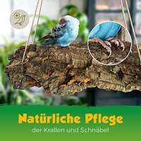 Kork-Schaukel XXL 50x20 cm für Vogel-Volieren