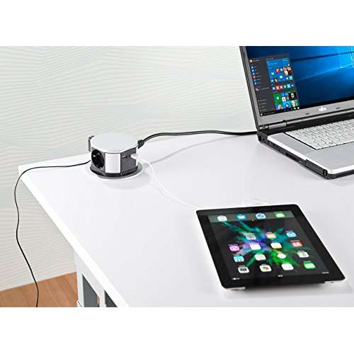 Versenkbare Tischsteckdose 