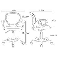 SixBros. H-2408F/2059 B&uuml;rosessel
