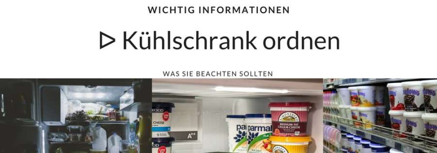 Kühlschrank sortieren