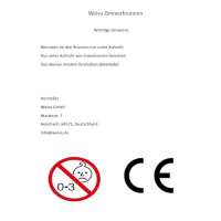 WeiVa Feng Shui Keramik Zimmerbrunnen