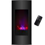 Syntrox Germany XXL gew&ouml;lbter Verticaler Elektrokamin