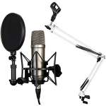 Rode NT1-A Set Kondensator Mikrofon + Keepdrum NB35WH Weiss Gelen