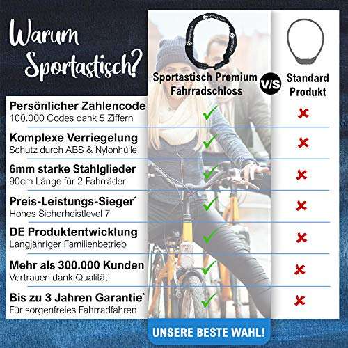 Heavy Lock Fahrradschloss von Sportastisch