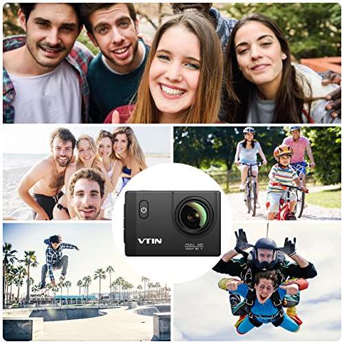 VTIN Wasserdichte 2 Zoll 1080P Action Cam