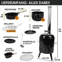 BRAST Eintopfofen mit Grillfunktion