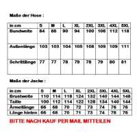 Motorradkombi Jacke + Hose - aus Textil/Cordura für Motorrad Bike