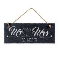 Casa Vivente Schiefertafel Hochzeitsgeschenk