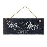 Casa Vivente Schiefertafel Hochzeitsgeschenk