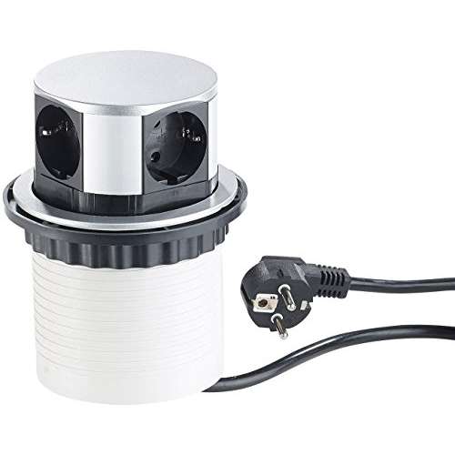 Versenkbare Tischsteckdose 