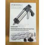 Garnierspritze - Rosenstein und Söhne Pearl - Gebäckspritze 