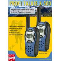 Busch Modell Profi X 500 Walkie Talkie