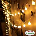 Innoo Tech LED Globe Lichterkette Gl&uuml;hbirne