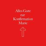 Geschenke 24 Herzdiamant zur Konfirmation mit Gravur (wei&szlig;, Kreuz