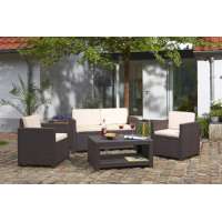Lounge Set Monaco Rattanoptik von Allibert