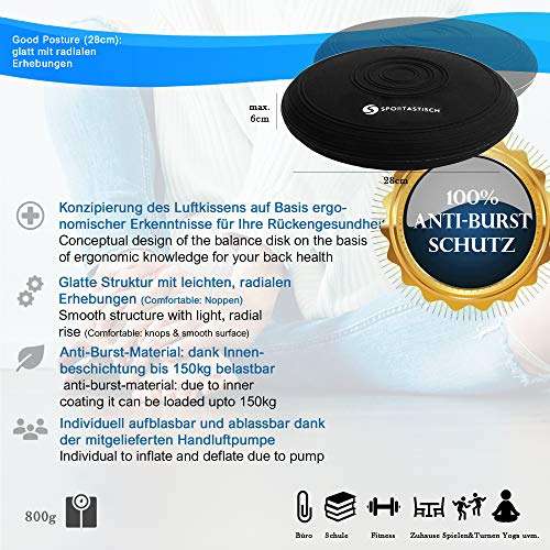 Premium Balancekissen Comfortable von Sportastisch
