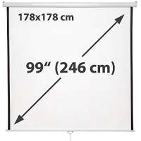 TecTake Heimkino Beamer Leinwand