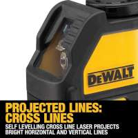 DeWalt Horizontal und vertikal selbstnivellierender Kreuzlinien-L