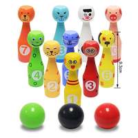 Wisamic Bowling Holzspielzeug