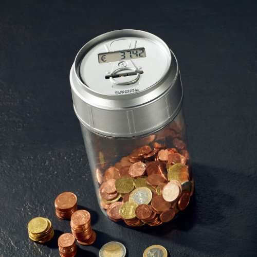 PEARL elektronische Münzzähler Spardose