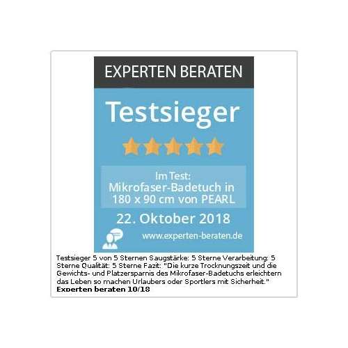 Mikrofaser-Badetuch in 180 x 90 cm von PEARL