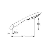 GROHE Handbrause Rainshower Icon
