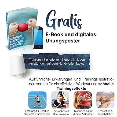 Handtrainer-Set „Strong Grip“ von Sportastisch