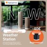 Netatmo Funk Regenmesser für die Netatmo Wetterstation
