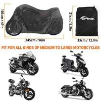 TOPTREK Motorrad Abdeckplane Outdoor