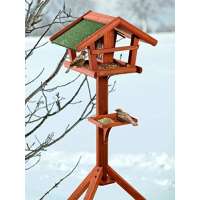 Vogelhäuschen mit Futtersilo von BUSDUGA